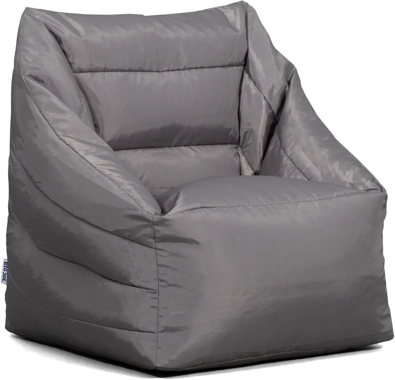 Big Joe Aurora Bean Bag Chair, Graphite Smartmax, Durable Polyester Nylon Blend, 2.2 feet