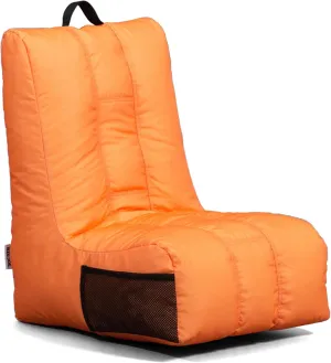Big Joe Video Lounger Bean Bag Chair, Tangerine Smartmax, 2 feet