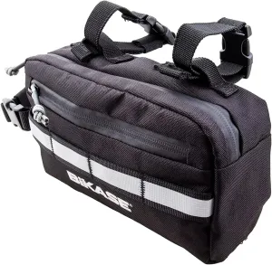 BiKase Hipster Bike Bag, Fanny Pack & Bicycle Handlebar Bag - Multipurpose Bike Pouch for Handlebars, Mounts as a Frame Bag Waterproof, Handle Bar Cycling Accessories