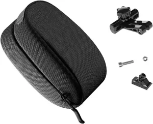 Bike Seat Bag Saddle Bag Waterproof Hard Shell Storage Pouch Rear, Black