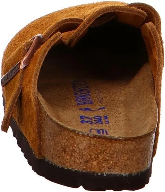 Birkenstock Unisex-Adult Boston Bosten Super-Runner Work Shoes Natural Leather Black Size 36-Normal Footbed, 10
