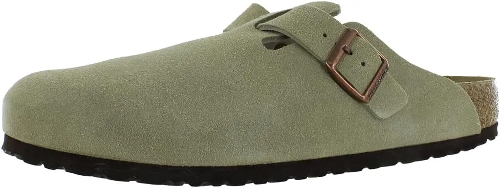 Birkenstock Unisex-Adult Boston Bosten Super-Runner Work Shoes Natural Leather Black Size 36-Normal Footbed, 10