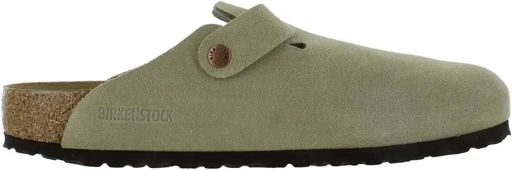 Birkenstock Unisex-Adult Boston Bosten Super-Runner Work Shoes Natural Leather Black Size 36-Normal Footbed, 10