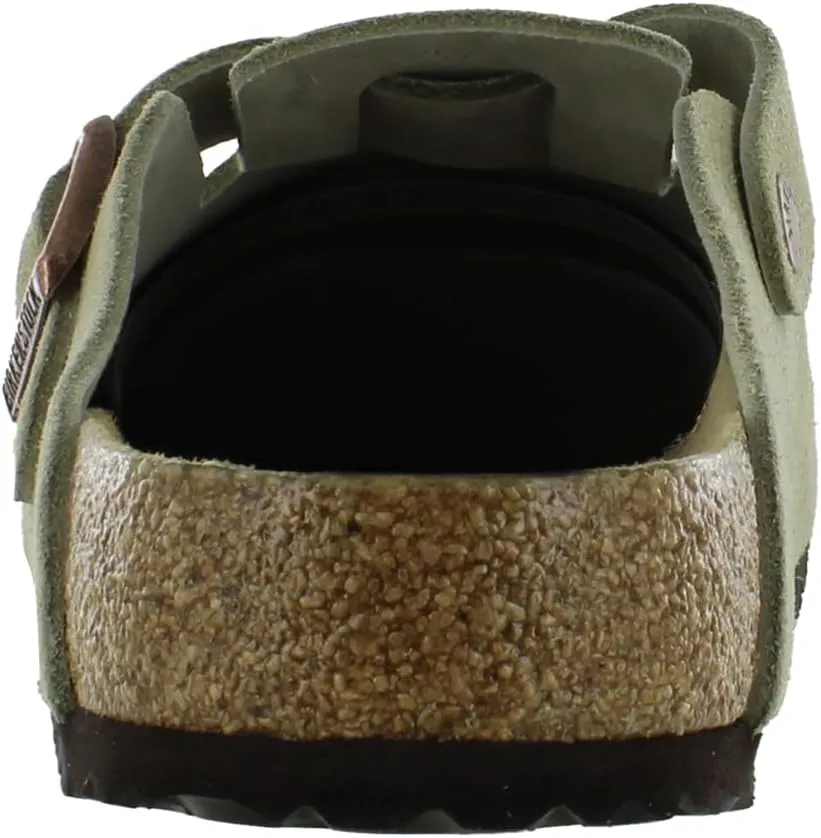 Birkenstock Unisex-Adult Boston Bosten Super-Runner Work Shoes Natural Leather Black Size 36-Normal Footbed, 10