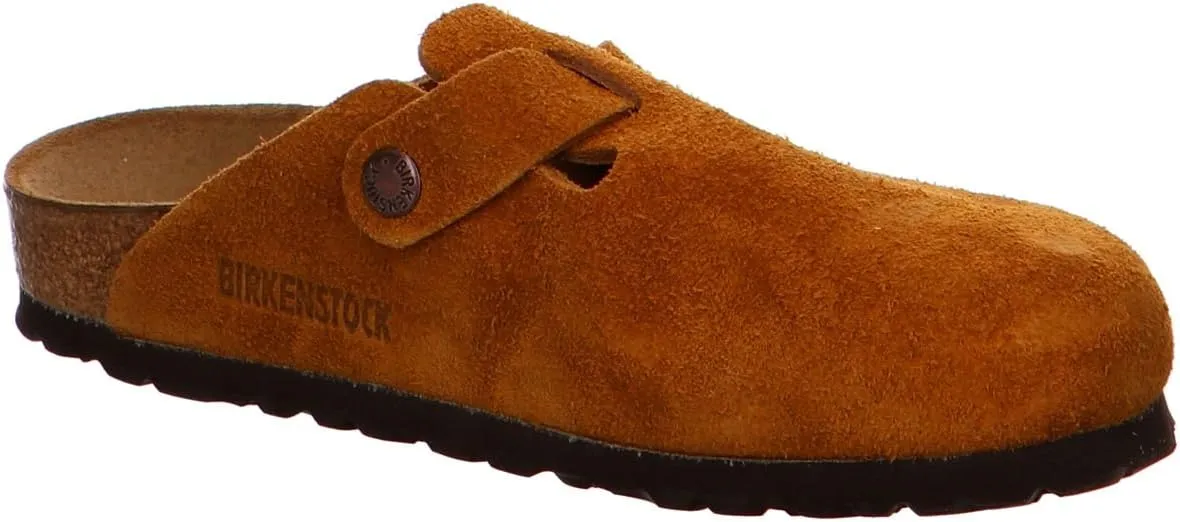 Birkenstock Unisex-Adult Boston Bosten Super-Runner Work Shoes Natural Leather Black Size 36-Normal Footbed, 10