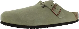 Birkenstock Unisex-Adult Boston Bosten Super-Runner Work Shoes Natural Leather Black Size 36-Normal Footbed, 10