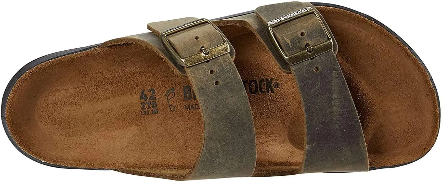 Birkenstock Women's Open-Back Arizona Ct Khak Oil LTR R