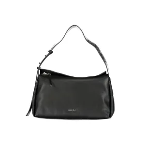 Black Polyester Handbag