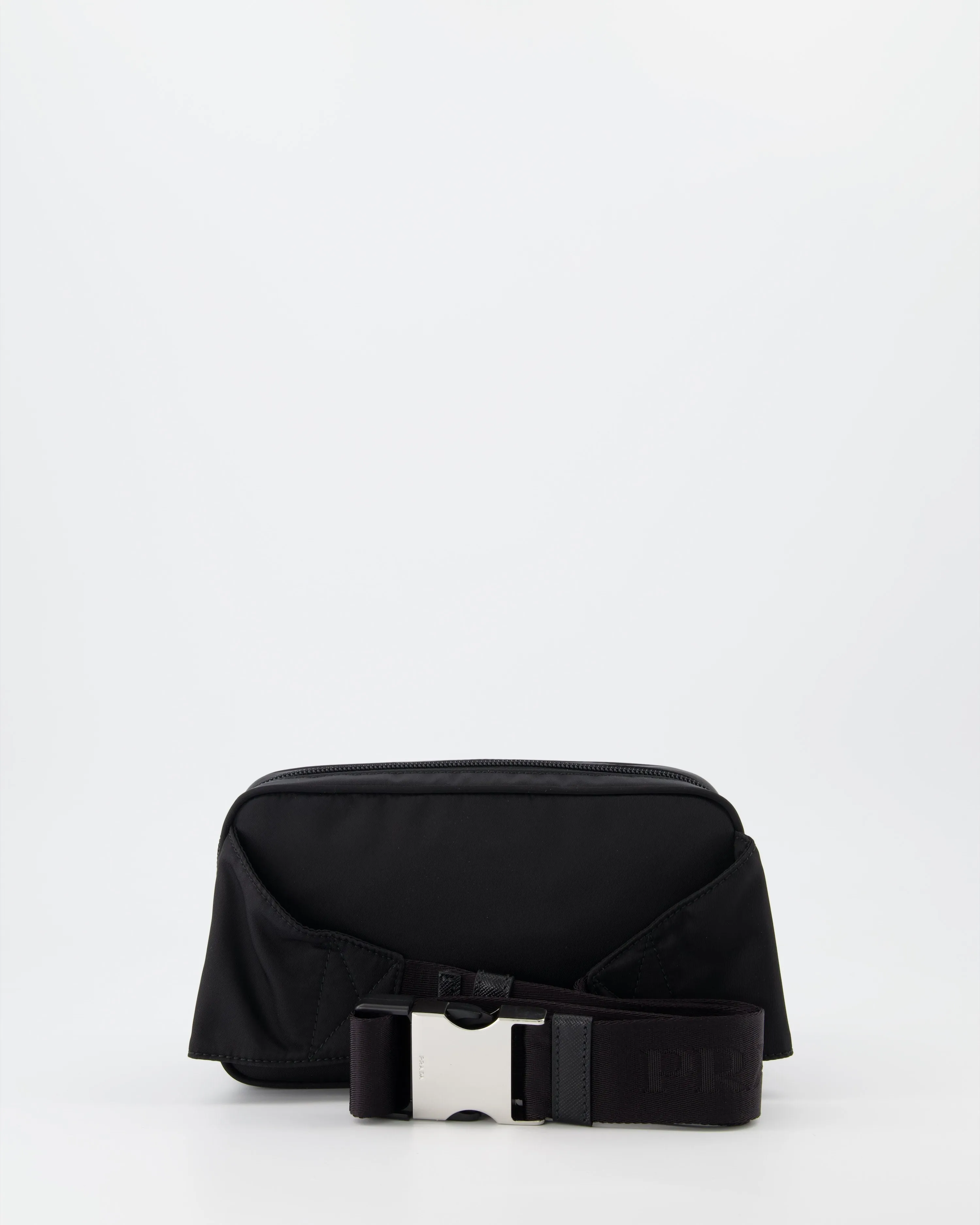 Black Re-Nylon Belt Bag