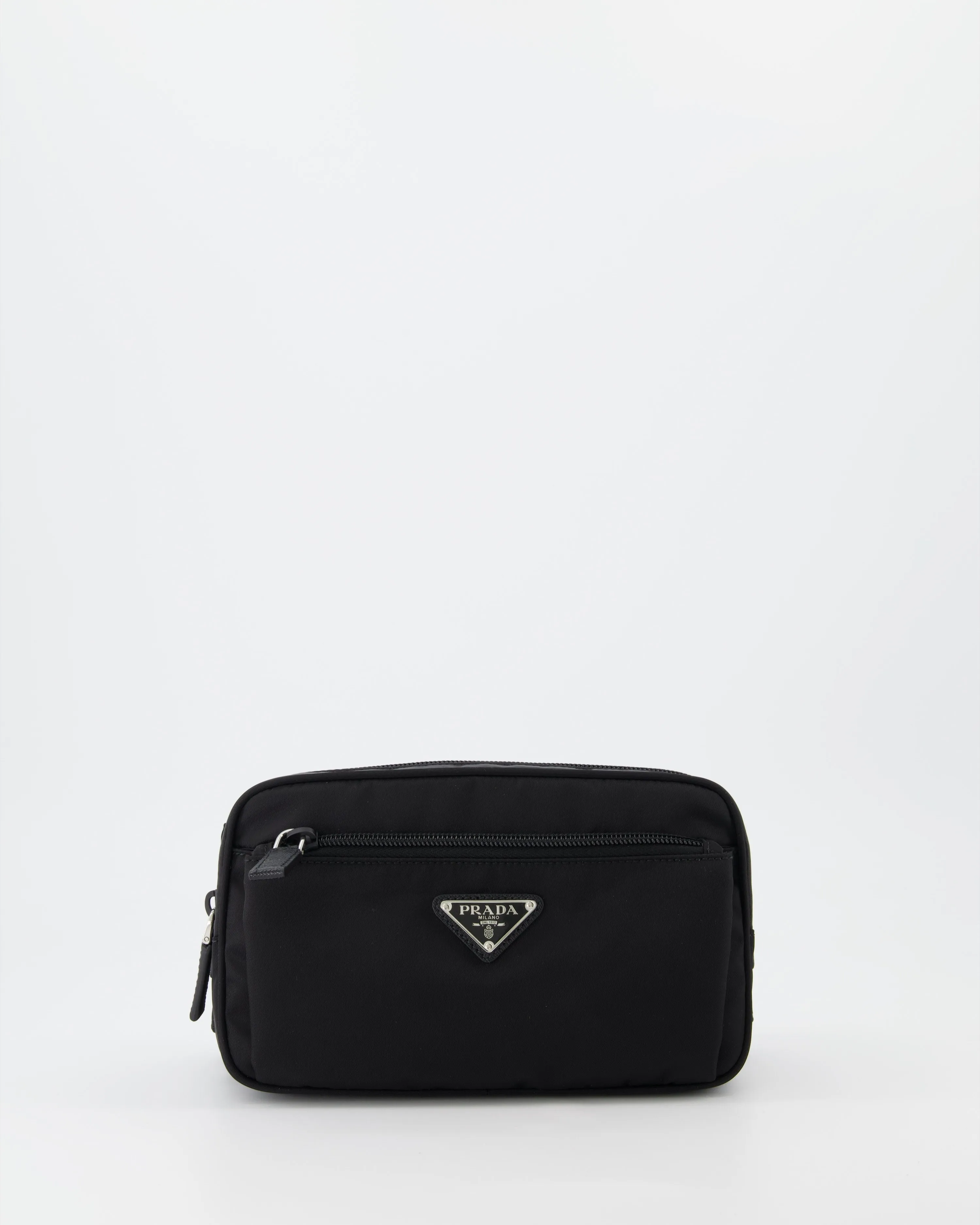 Black Re-Nylon Belt Bag