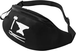 Blacksmith Hammer Logo Crossbody waist bag, casual chest bag