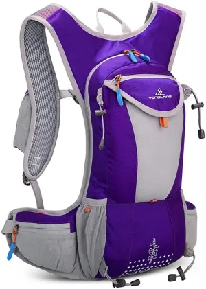 BlueField Lightweight Hydration Backpack Hiking Water Backpack Women Men Hydration Pack for Travel, Biking, Running