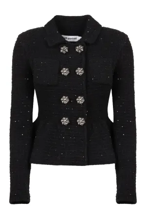 Boucle knit jacket