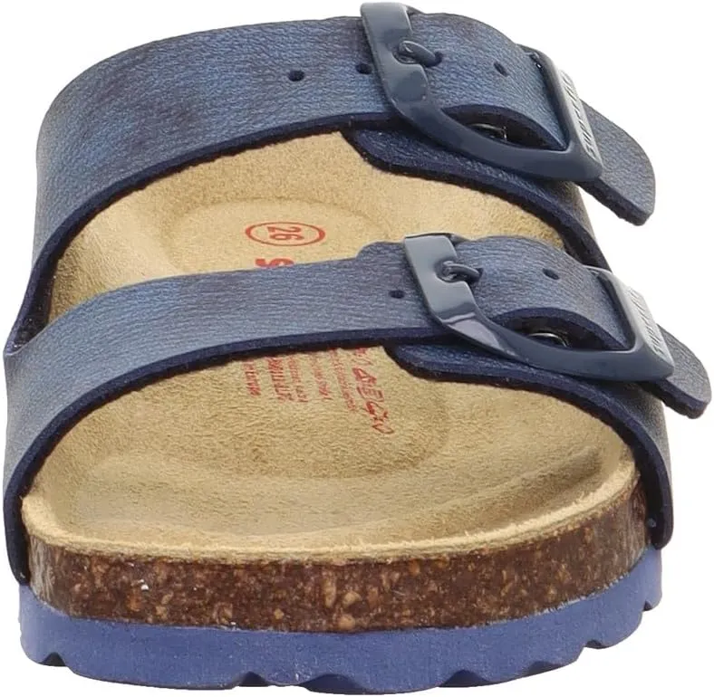 Boy's Double Closure Slippers, 8.5 UK Child