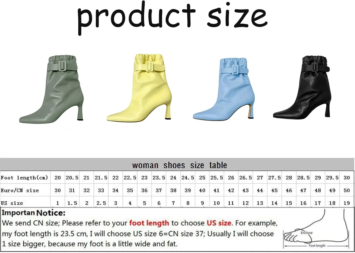 Bright Colored Boots,Belt Buckles,Cowhide Ankle Boots,Square Toe Stiletto High Heel Boots,Suitable for Many Occasions