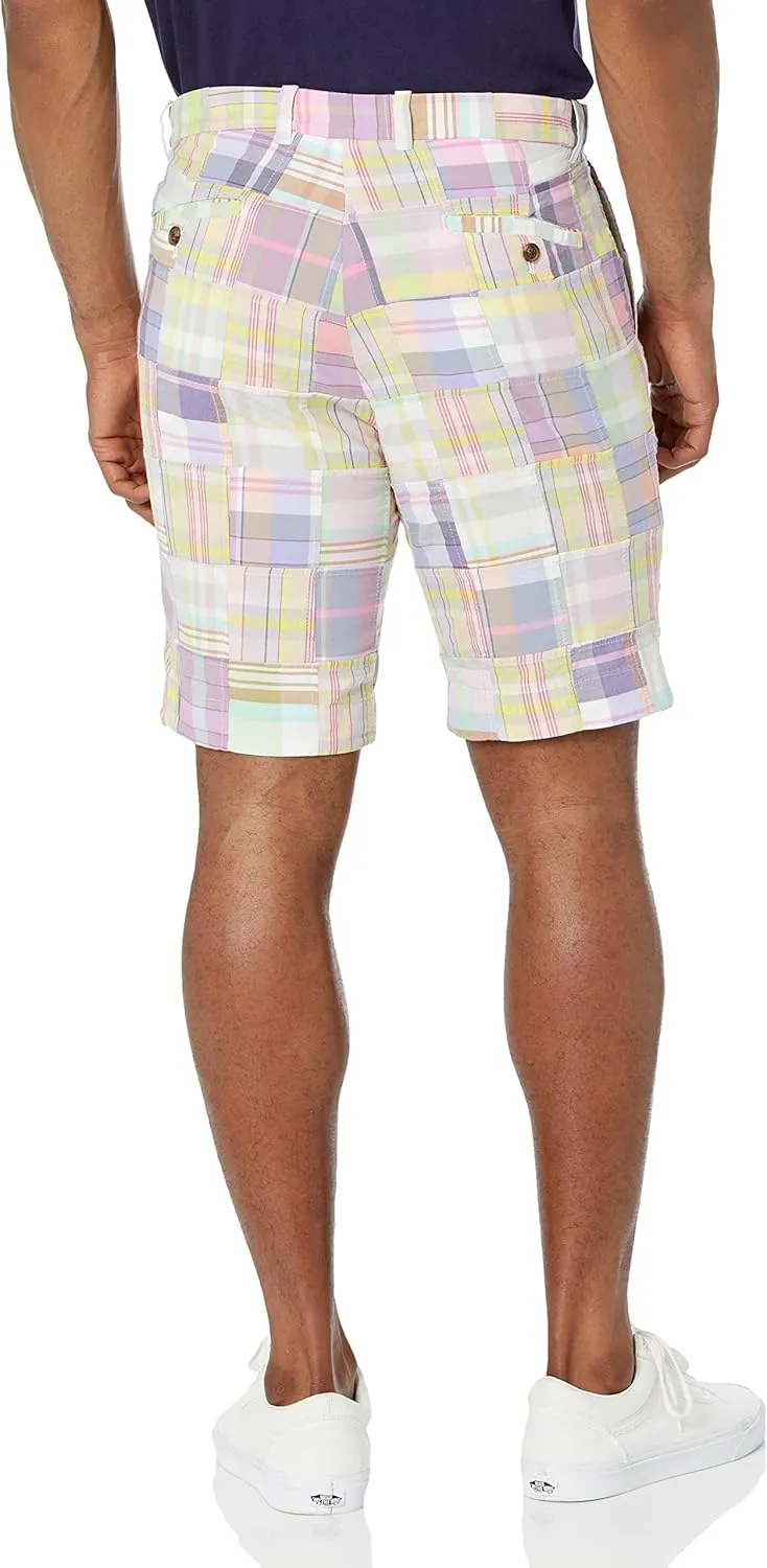 Brooks Brothers Men's Cotton Patchwork Madras Shorts
