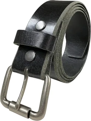 BS304 Genuine Full Grain Vintage Leather Belt Strap or Belt with Buckle_1-1/2"(38mm) wide