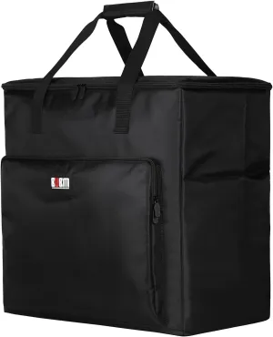 BUBM Desktop Computer Carrying Case, Padded Nylon Carry Tote Bag for Transporting Computer Tower PC Chassis, Keyboard, Cable and Mouse…