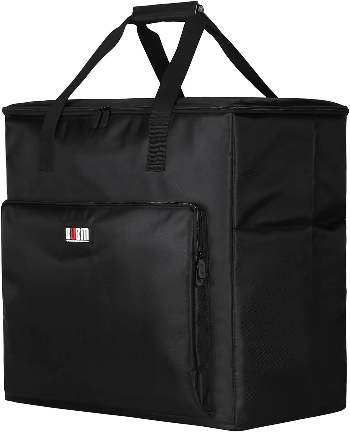 BUBM Desktop Computer Carrying Case, Padded Nylon Carry Tote Bag for Transporting Computer Tower PC Chassis, Keyboard, Cable and Mouse…