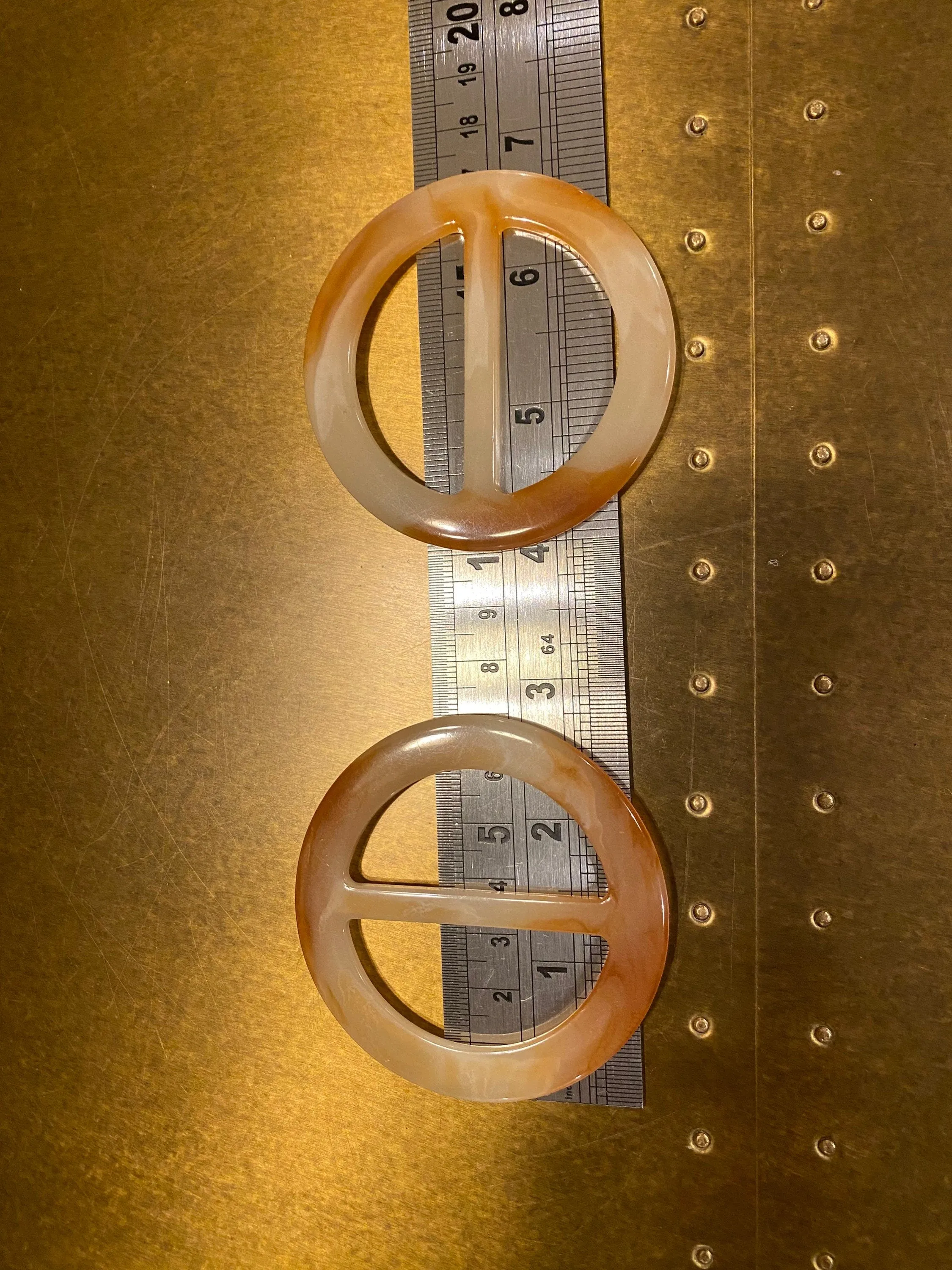 Buckles, Horn Buckles, Tortoiseshell Buckle, Round, Rectangle