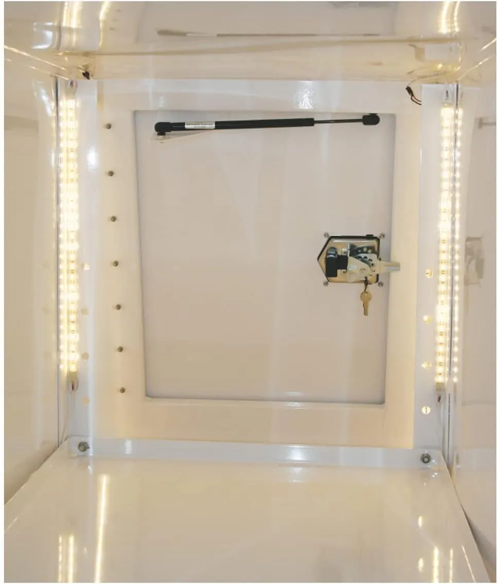 Buyers Products 5621928 18 Inch LED Strip Light w/ 3M Adhesive Back, Clear and Cool Color, Cut to Fit, Strip Lighting for Trucks, Trailers, Toolboxes & More