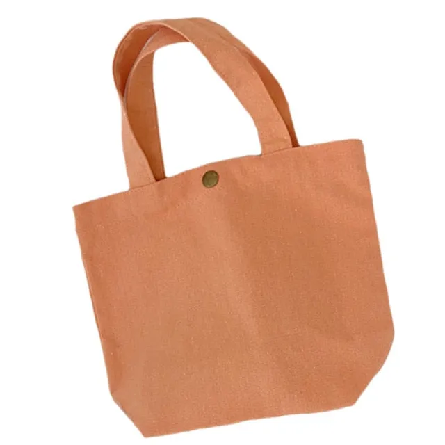 Candy Color Canvas Lunch Bag