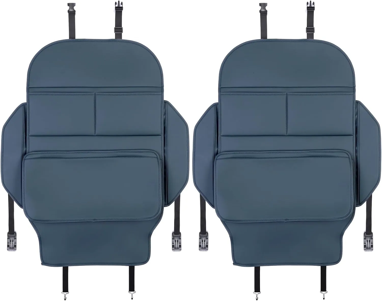 Car Seat Back Protector, Kids Feet Car Seat Protector, Prevent Impact - Blue (2 pcs)