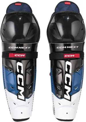CCM Hockey Shin Guards, 16 Inch, Black