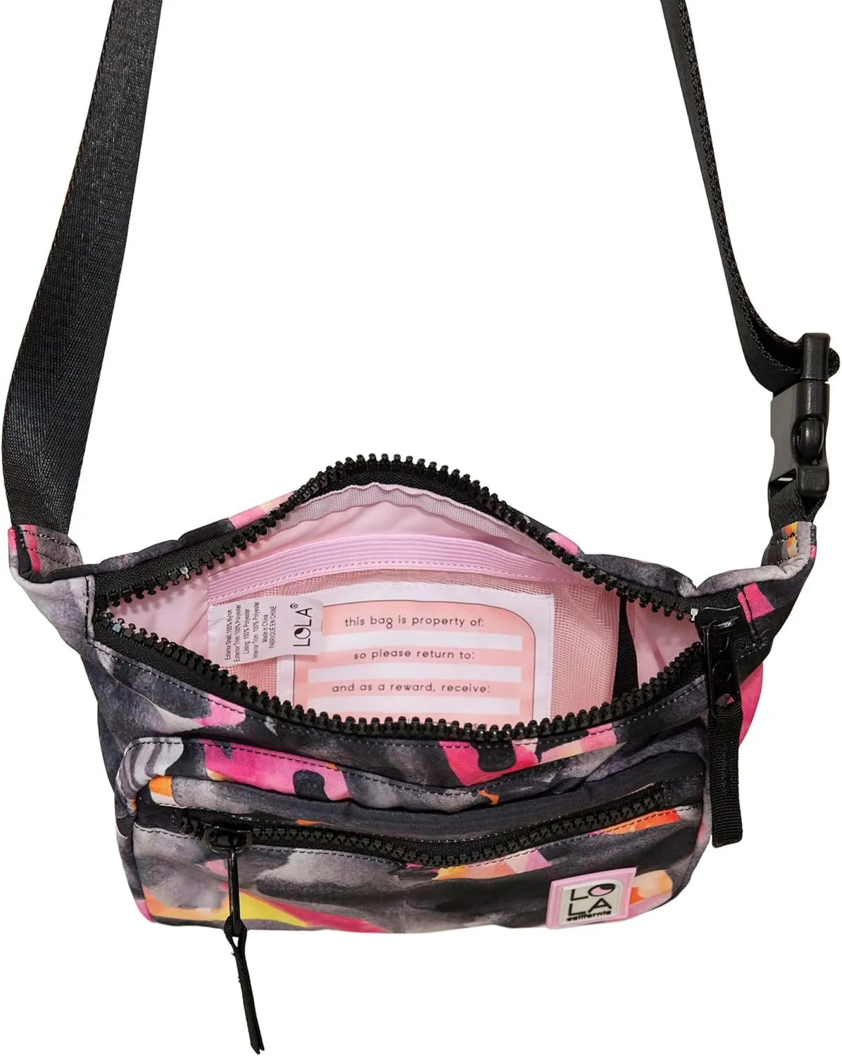 Chakra Fashionable Oversized Bum Fanny Crossbody Nylon Bag