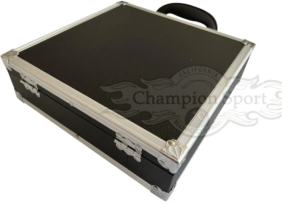 Champion Pool Balls Carrying Case, Nylon or Aluminum Travel Holder for One Set of Billiard Balls （Holds 17 Billiard Pool Balls or 22 Billiard Pool Balls