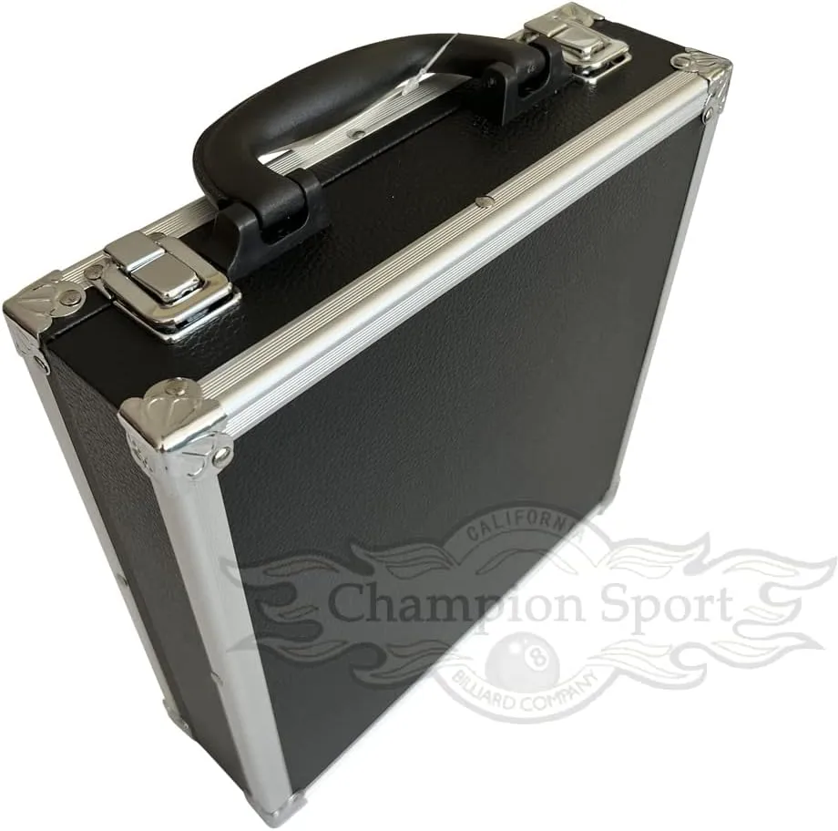 Champion Pool Balls Carrying Case, Nylon or Aluminum Travel Holder for One Set of Billiard Balls （Holds 17 Billiard Pool Balls or 22 Billiard Pool Balls