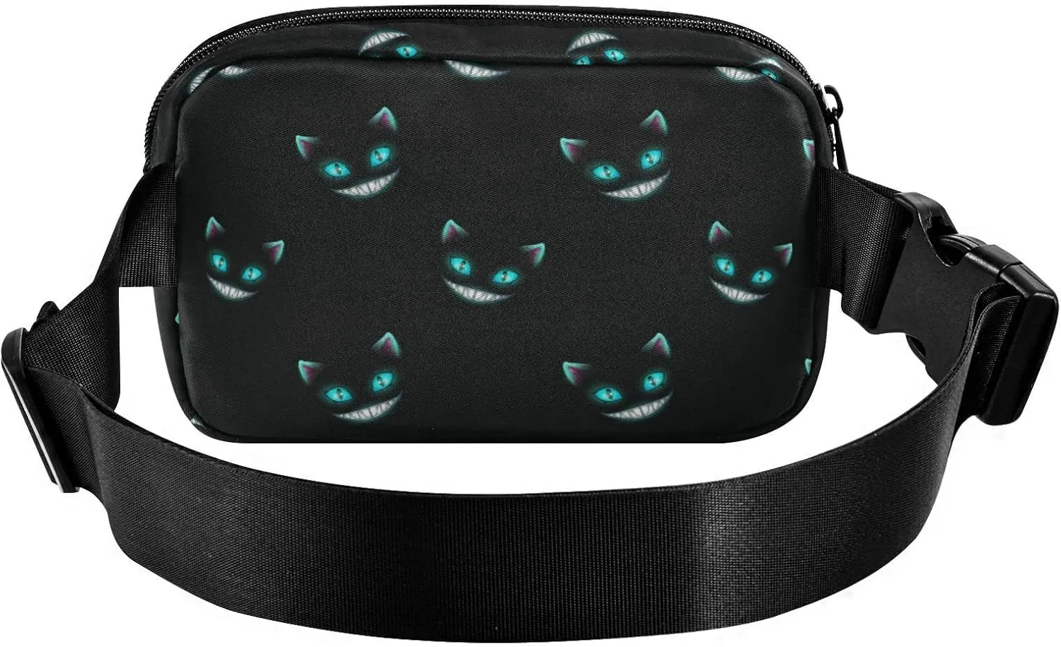 Cheshire Cat Texture Fanny Packs for Women & Men Waterproof Waist Pack Fashion Casual Crossbody Bags Hip Bum Bag with Adjustable Strap Hands Free for Outdoors, Hiking, Running, Travel