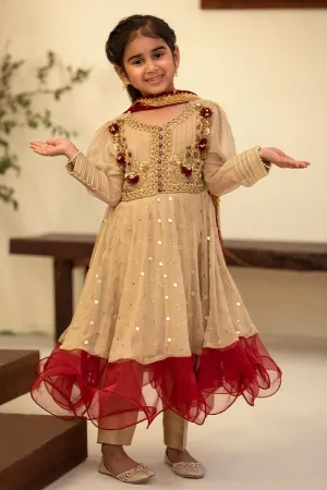 CHIC OPHICIAL | EID EDIT | Ivory wine Kids