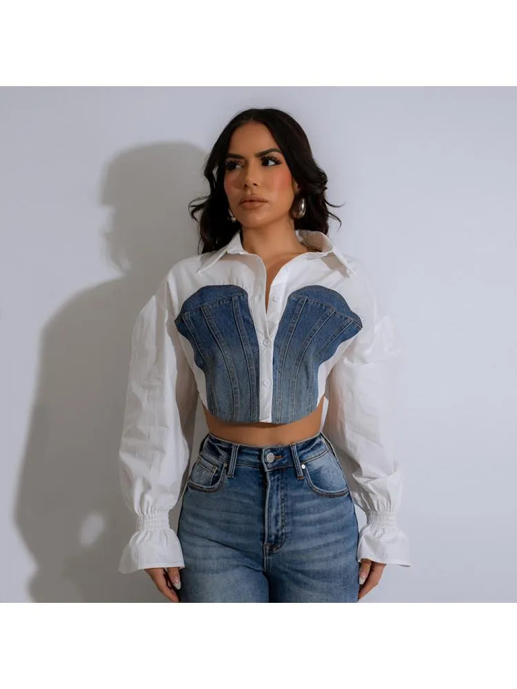 Chic Women's Floral Print Blouse with Ruffled Sleeves for Effortless Style