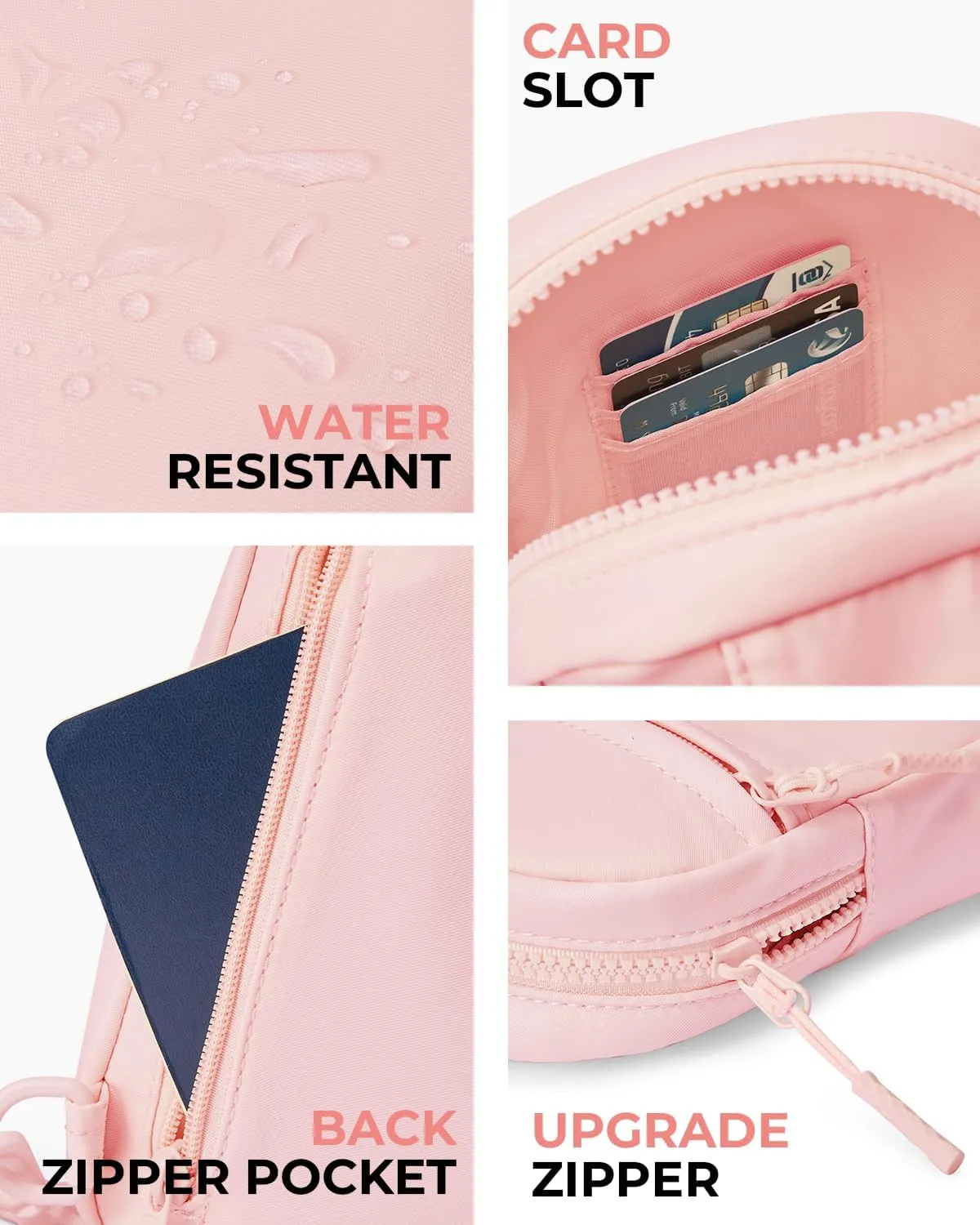 CHOLISS Small Sling Bag for Women and Men, Crossbody Bags Trendy Fanny Packs Chest Bag with Extended Strap