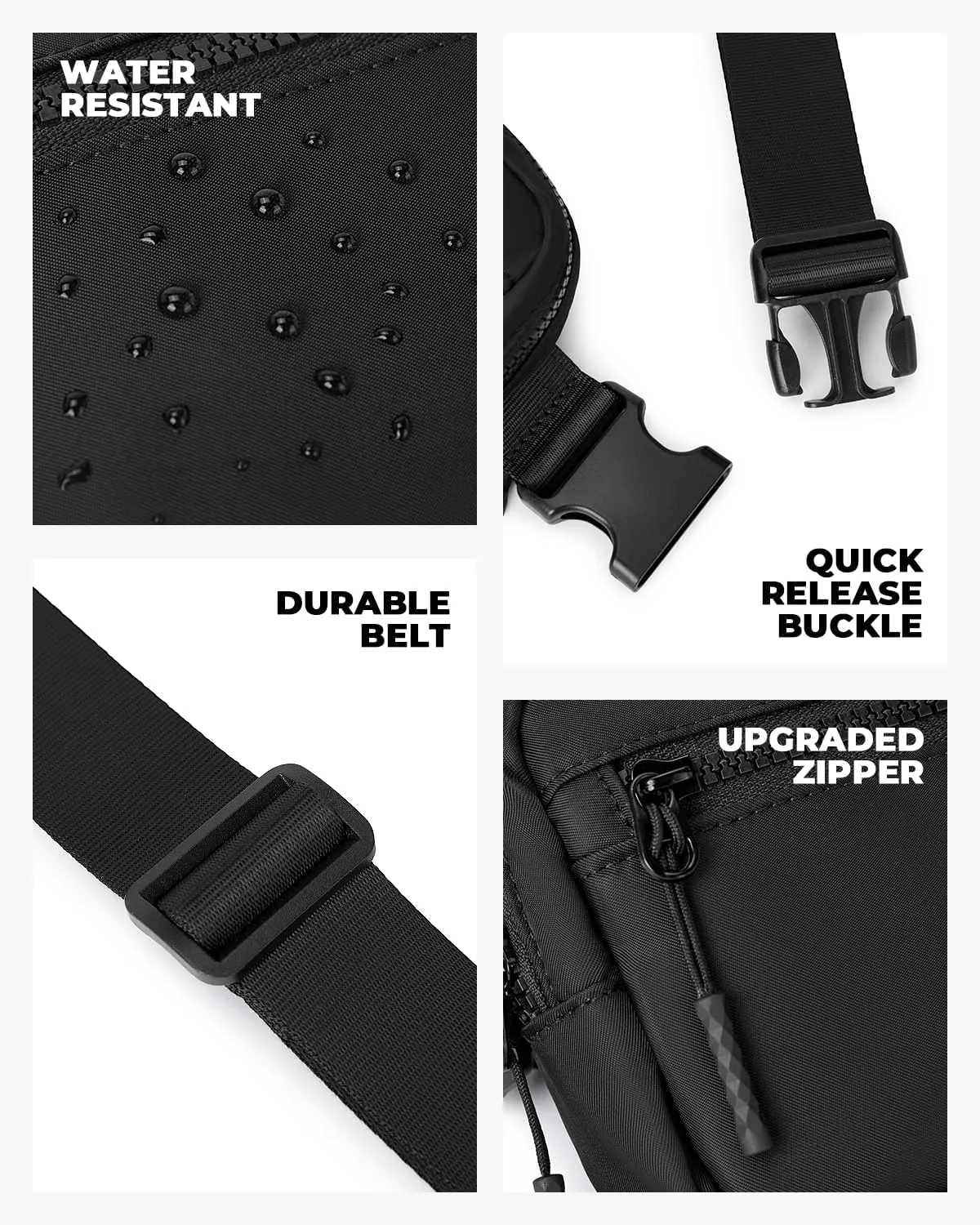 CHOLISS Small Sling Bag for Women and Men, Crossbody Bags Trendy Fanny Packs Chest Bag with Extended Strap