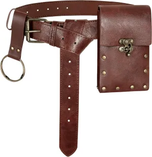 CICOCI Renaissance Accessories Viking Steampunk Medieval Renaissance Costume Belt Skirt Hikes Bottle Coin Purse