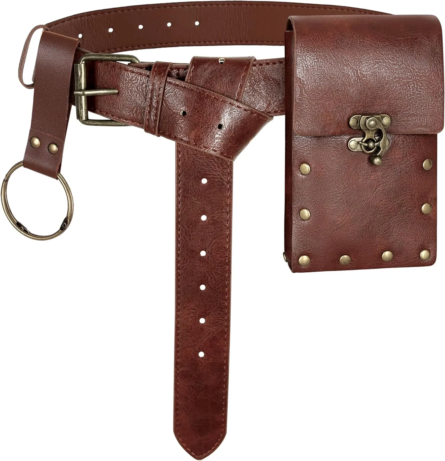 CICOCI Renaissance Accessories Viking Steampunk Medieval Renaissance Costume Belt Skirt Hikes Bottle Coin Purse