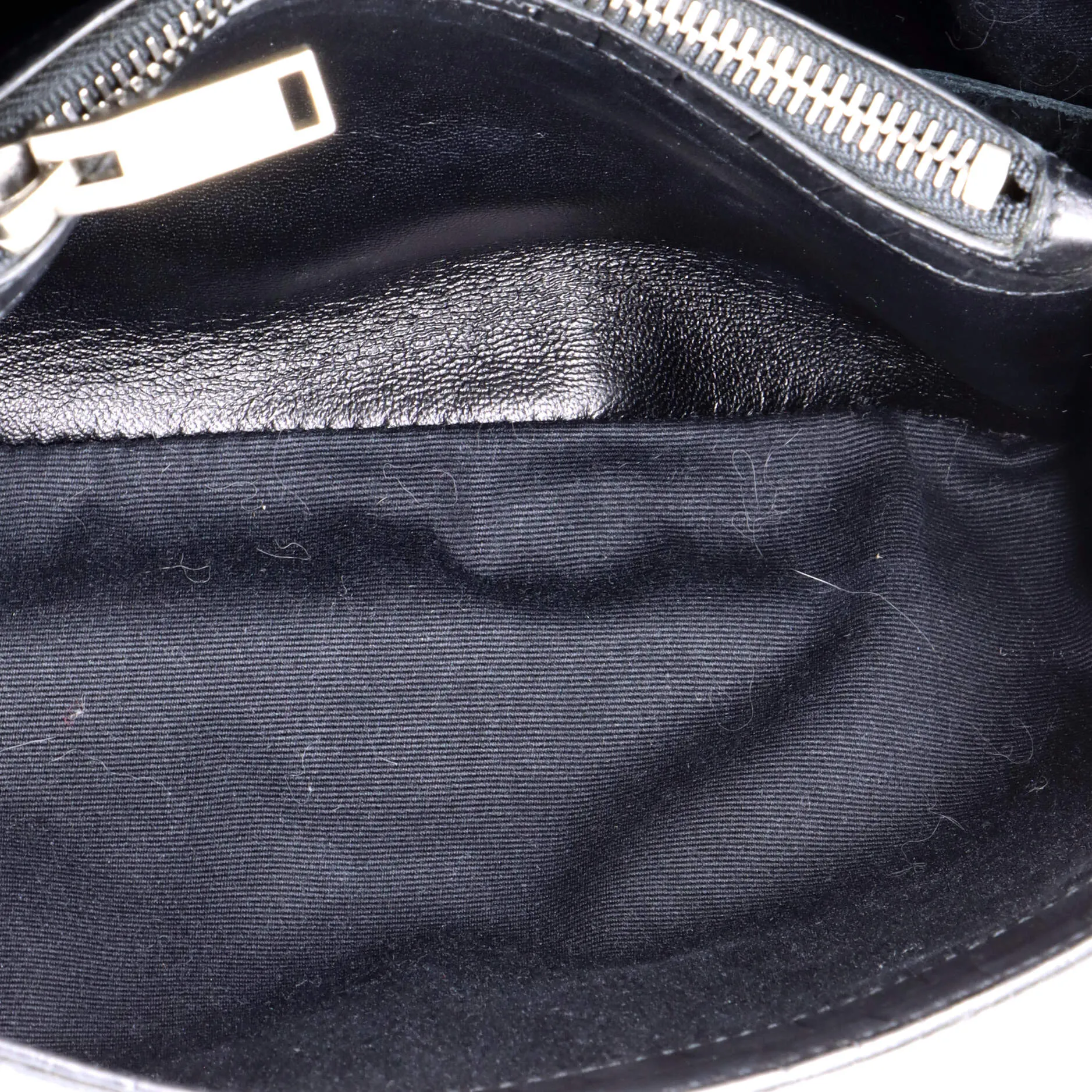 Classic Monogram College Bag Crocodile Embossed Leather Medium