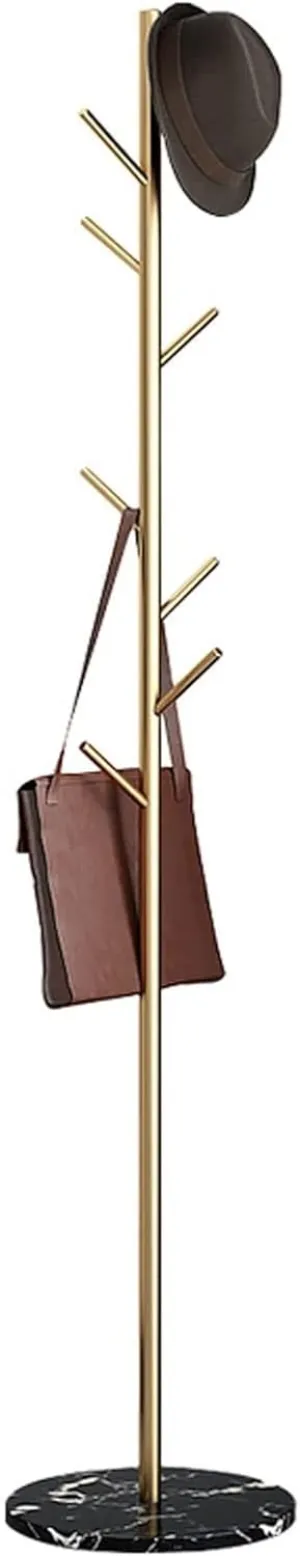 Coat Rack Stand Modern Creative Coat Rack Decorative Coat Rack Independent Hat Rack Marble Base Living Room Bedroom Corridor Porch Coat Rack Floor Standing Coat Rack