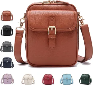 Collaboraten1 Crossbody Leather Bag,Urvashi Crossbody Leather Bag,Tojoyride Crossbody Bag,Small Crossbody Bags for Women Men