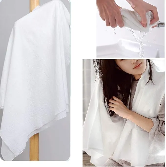 Compressed Towel Tablets Travel Towels Disposable Large Reusable 55x28 Inch for Camping Sports Hiking Beach Swim (55x28 Inch)
