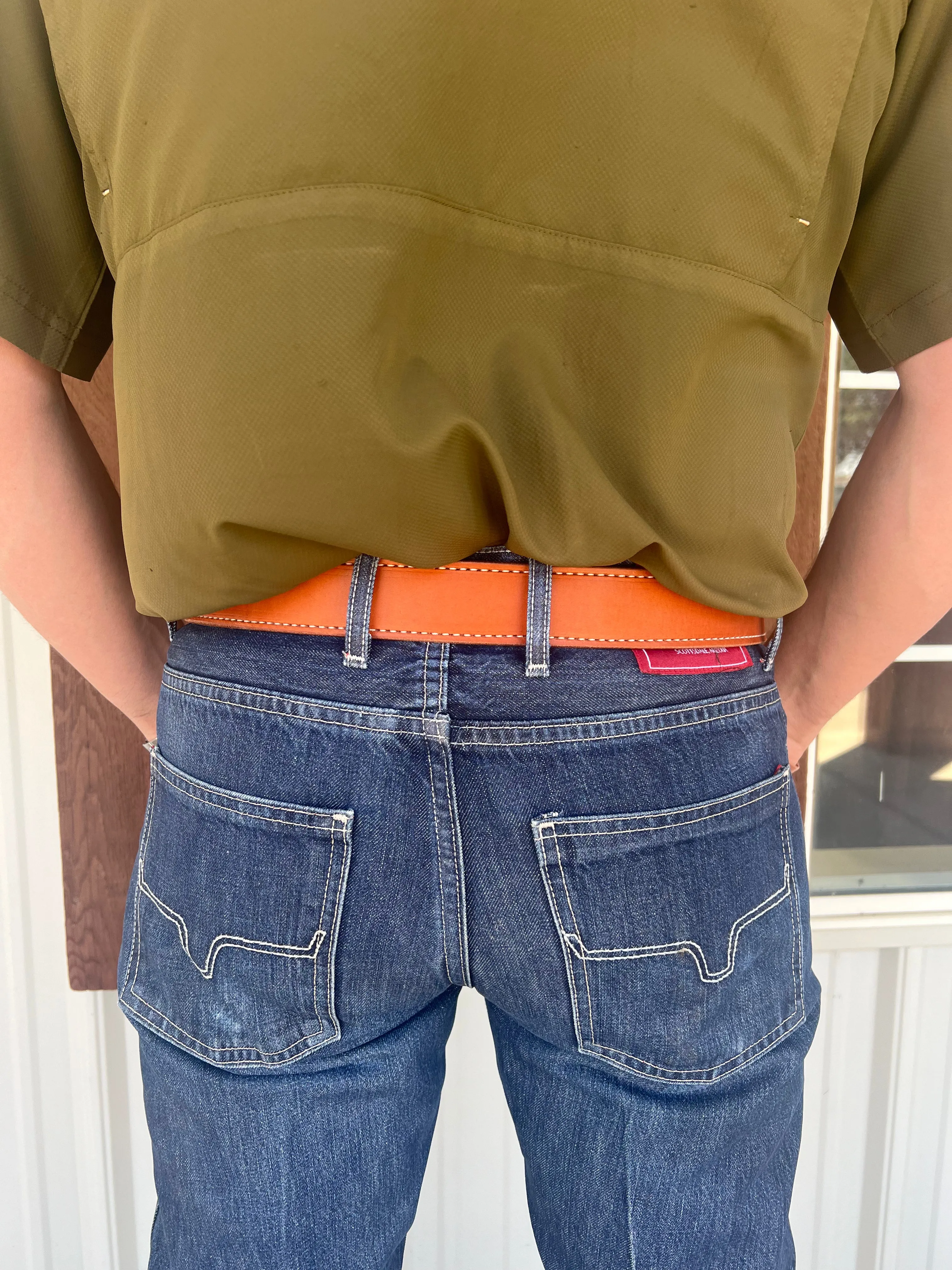Coolhorse Leather 1 1/2" Slickout Belt- Pre-Made, Handmade in Amarillo, TX