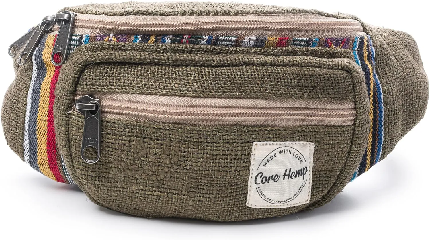 core hemp fanny pack (Boho Green)