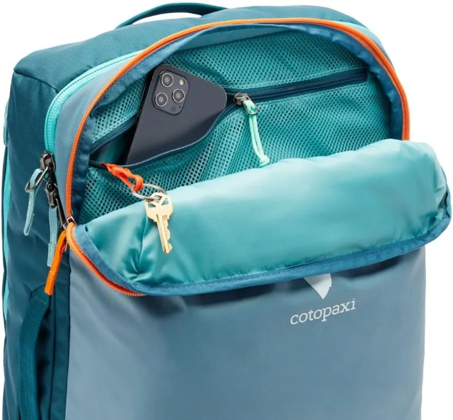 Cotopaxi Allpa 42L Travel Pack, Blue Spruce/Abyss