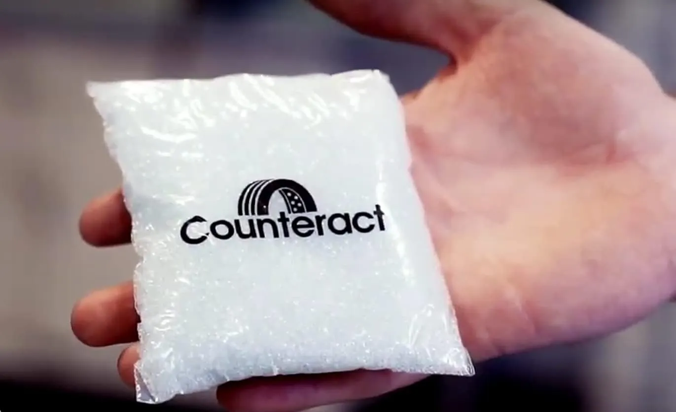 Counteract 12oz Tire/Wheel Balancing Beads Bulk Case - Off -Road, Medium/Heavy Duty Truck Tires, (18) 12oz Bead Bags, (18) Valve Caps and Cores, (18) Flow Through Caps (216oz)
