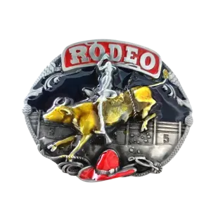 Cowboy Rodeo Belt Buckle