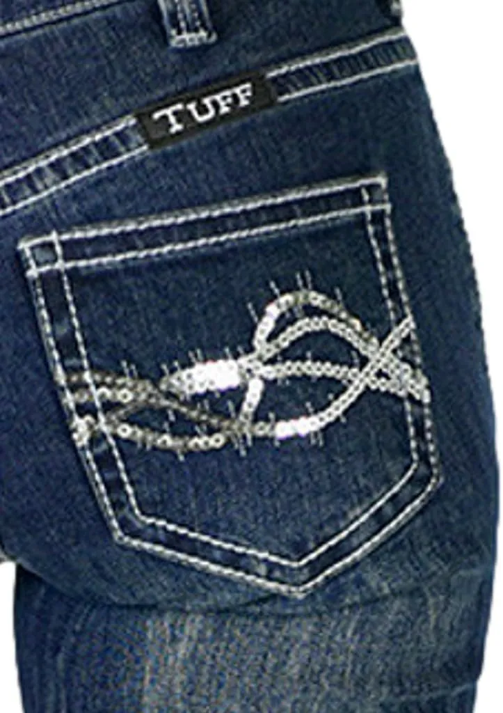 Cowgirl Tuff Western Jean Women Bootcut 25 Anniversary Med Wash JTFABT