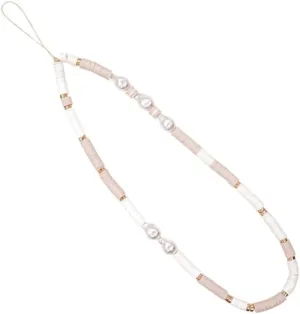 Creative Mobile Phone Chain Beaded Accessory Durable Lost Hanging Chain for Smartphones Stylish Wrist Bag Decor Easy Installation with Included Fixing Rope Strap
