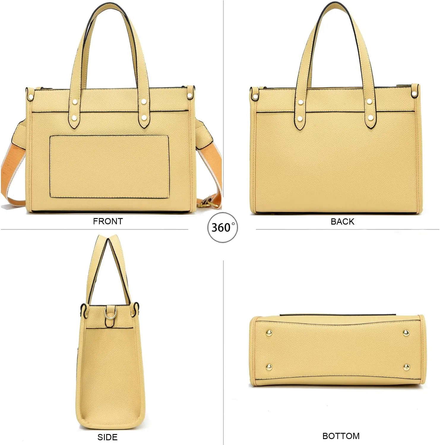 CROJUYI Tote Bag for Women - Satchel Purse and Handbags Ladies Shoulder Totes Crossbody Bags